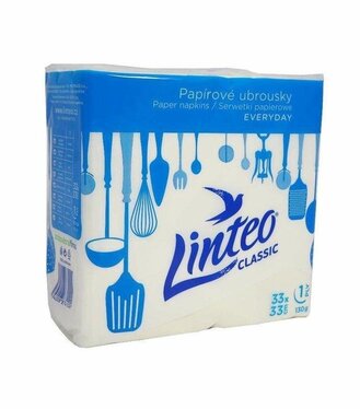 LINTEO Servítky 33x33cm 1vrstvové