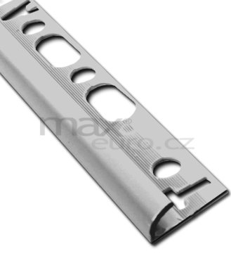 Lišta PVC 10mm stonespring 2,7m šedá