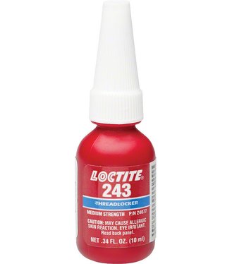 Loctite 243 B0 - Lepidlo na zaisťovanie skrutiek so strednou pevnosťou 10ml