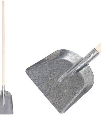 Lopata S504-1 WH Universal 286x265mm drevená násada