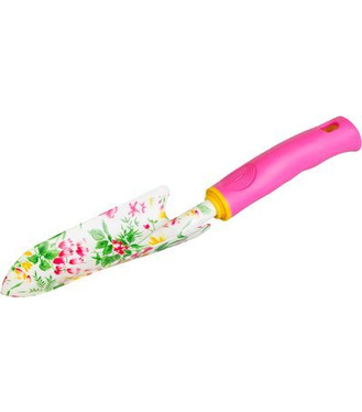 Lopatka Strend Pro záhradnícka sadenicová potlač kvetov ružová 32x5,5cm Ladies line