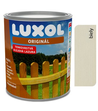 LUXOL Originál biely 0010 - Tenkovrstvá lazúra 0,75l