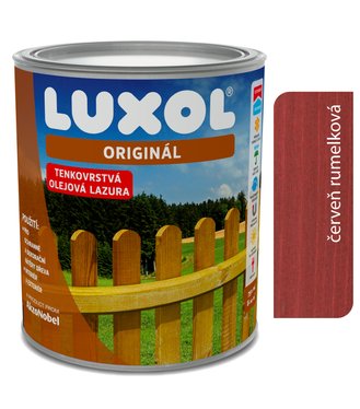 LUXOL Originál červeň rumelková 0081 - Tenkovrstvá lazúra 0,75l