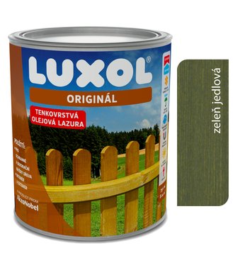 LUXOL Originál jedľová zeleň 0051 - Tenkovrstvá lazúra 0,75l