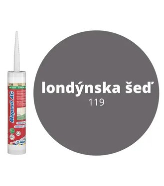 Mapei Mapesil AC 119 sanitárny silikón, odtieň londýnska šedá, 310ml