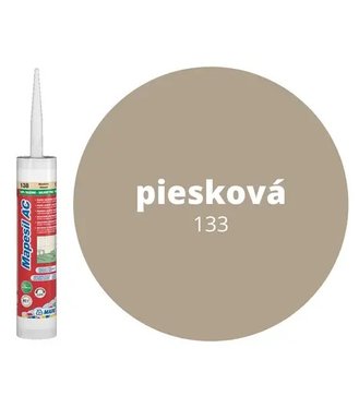 Mapei Mapesil AC 133 silikónový tmel, protiplesňový, pieskový odtieň, 310ml