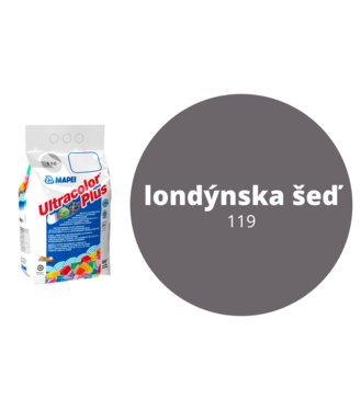 Mapei Ultracolor Plus 119 Škárovacia hmota ALU 5kg