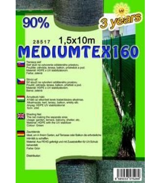 Mediumtex Tieňovka 90% 1,5x10m zelená