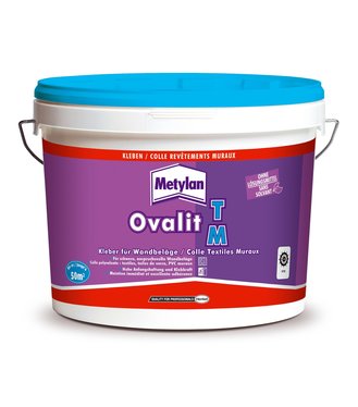 Metylan Ovalit TM 10kg - lepidlo na textilné, hrubé tkané a kovové tapety