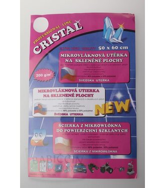 Mikrohandra Crystal na sklo 60x50cm