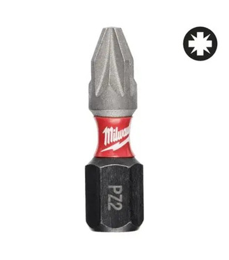 Milwaukee SHOCKWAVE IMPACT DUTY PZ2 Šrobovacie bity 25mm, 3ks