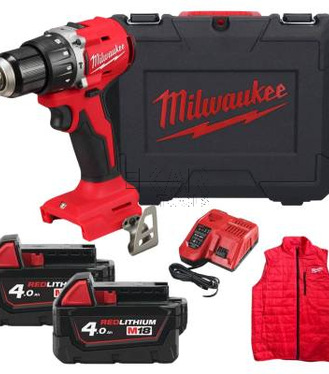 Milwaukee vŕtačka príklepová M18BLPDRCMC-402C AKU