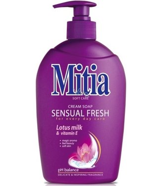 Mitia Sensual Fresh Tekuté mydlo krémové s dávkovačom 500ml