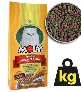 Moly Cat Chicken kuracie krmivo pre mačky, 1,5kg