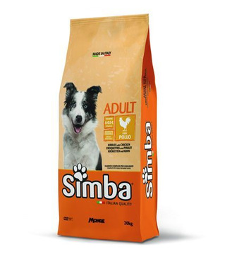 MONGE SIMBA Dog Chicken 20kg kompletné suché krmivo pre dospelých psov s kuracím mäsom