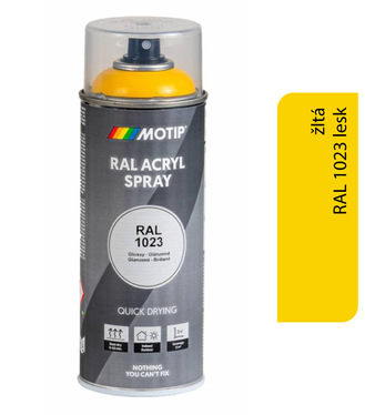 Motip Acryl RAL1023 lesk 400ml