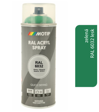 Motip Acryl RAL6032 lesk 400ml