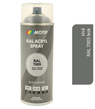 Motip Acryl RAL7005 lesk 400ml