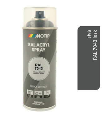 Motip Acryl RAL7043 lesk 400ml