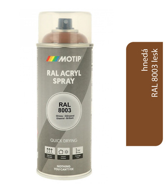 Motip Acryl RAL8003 lesk 400ml