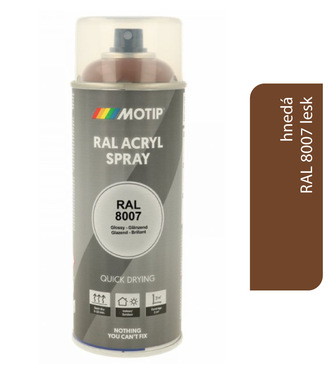 Motip Acryl RAL8007 lesk 400ml
