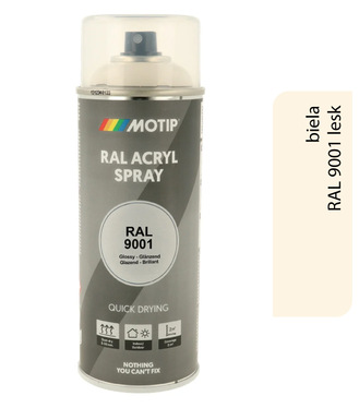 Motip Acryl RAL9001 lesk 400ml