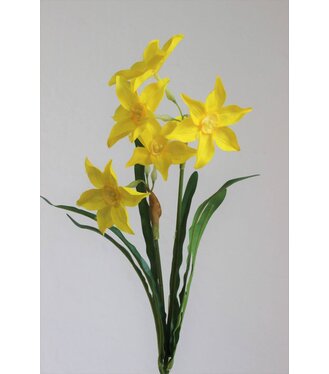 Narcis umelý žltý drobnokvetý 57cm