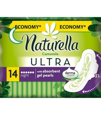 Naturella Ultra Hygienické vložky Night Camomile 14ks