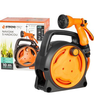 Navíjač Strend Pro Garden so záhradnou hadicou pištoľ 10m 5/16`