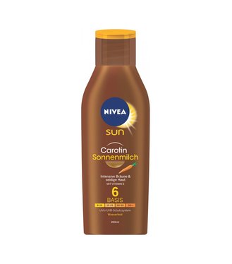 Nivea Sun, Mlieko na opaľovanie karotén OF6 200ml