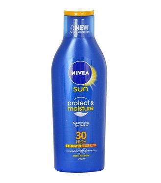 Nivea Sun, Protect & Moisture Hydratačné mlieko na opaľovanie OF30 200ml