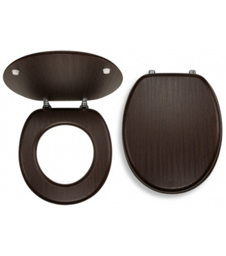 Novaservis Sedátko dýhované MDF Wenge vzorka