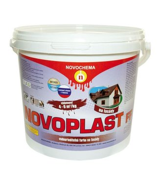 Novoplast FF - Vodouriediteľná farba na fasády biela 25kg