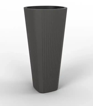 Obal kvetinový Muza vys. 39cm antracit