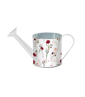 Obal na kvetináč krhla plechová 300x115x145mm lúčne kvety