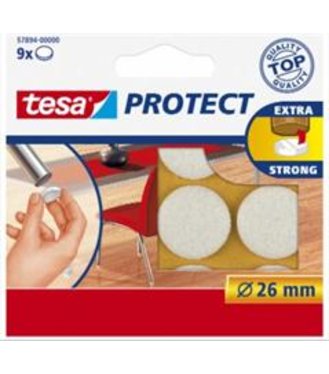 Ochrana proti poškriabaniu biela, filc 57894 26mm