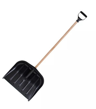 Odhŕňač/lopata na sneh plast 46cm s násadou