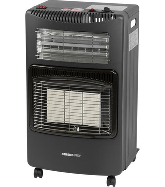 Ohrievač Strend Pro DA-201QAF 4,2kW + 1,2kW, + plynová hadica a regulátor plynu, 2v1, plynový, s ventilátorom, skladací