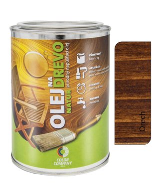 Olej na drevo NATUR orech 2,5l - prírodný napúšťací olej
