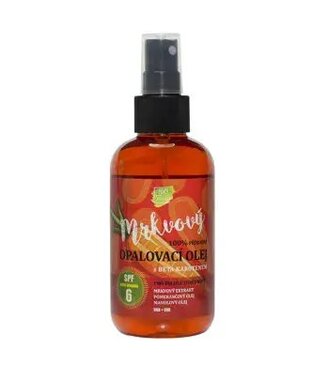 Olej opaľovací mrkvový SPF6 s betakaroténom 150ml