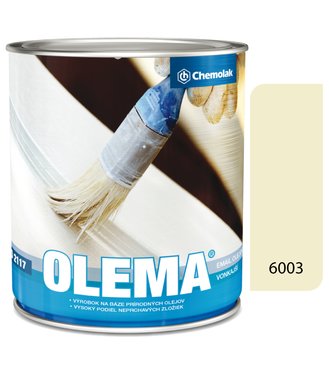 OLEMA O2117 slonová kosť 6003, Vrchná olejová farba lesklá 0,75l`výpredaj