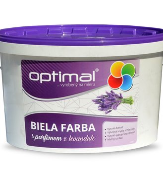 Optimal Levanduľa interiérová parfémovaná biela farba 15kg