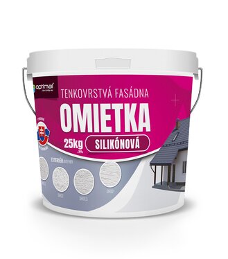 Optimal Omietka SRO 1,5 25kg B - silikónová ryhovaná omietka 1,5mm, báza B