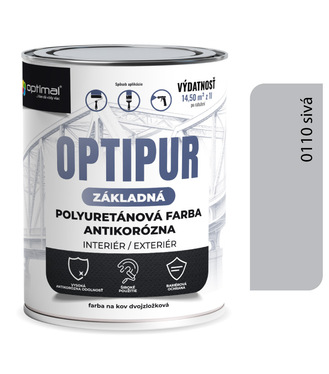 Optimal OPTIPUR Základná polyuretánová farba 0110 0,75l