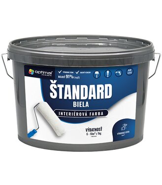 Optimal Štandard 6kg - interiérová biela farba