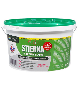 Optimal Stierka 15+3kg grátis - hladká stierková hmota