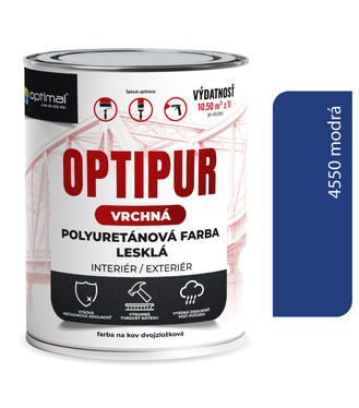 Optimal U2081 OPTIPUR Vrchná polyuretánová farba lesklá 4550 0,7l