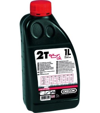 OREGON olej motorový červený 2T, 1l fľaša