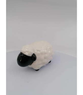 Ovečka čierno-biela 14,5x8,5x8,5cm