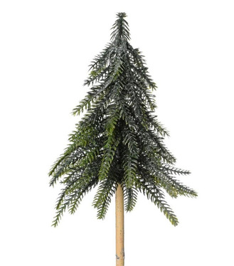Ozdoba zapichcovacia stromček osnežený 25cm